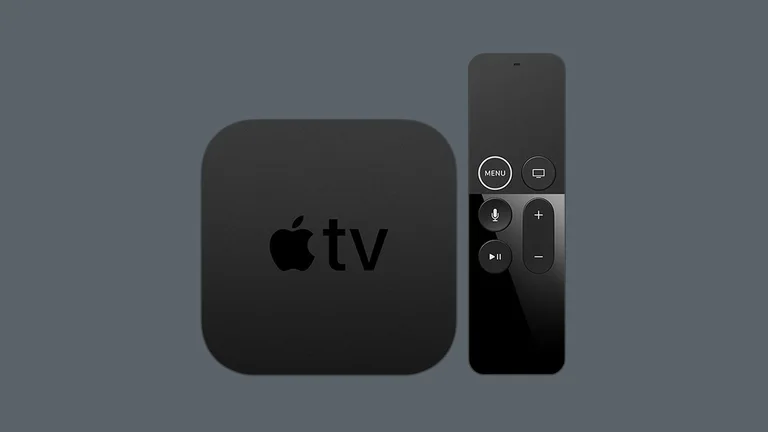 Apple TV 4K first-generation A1842 with its original black remote