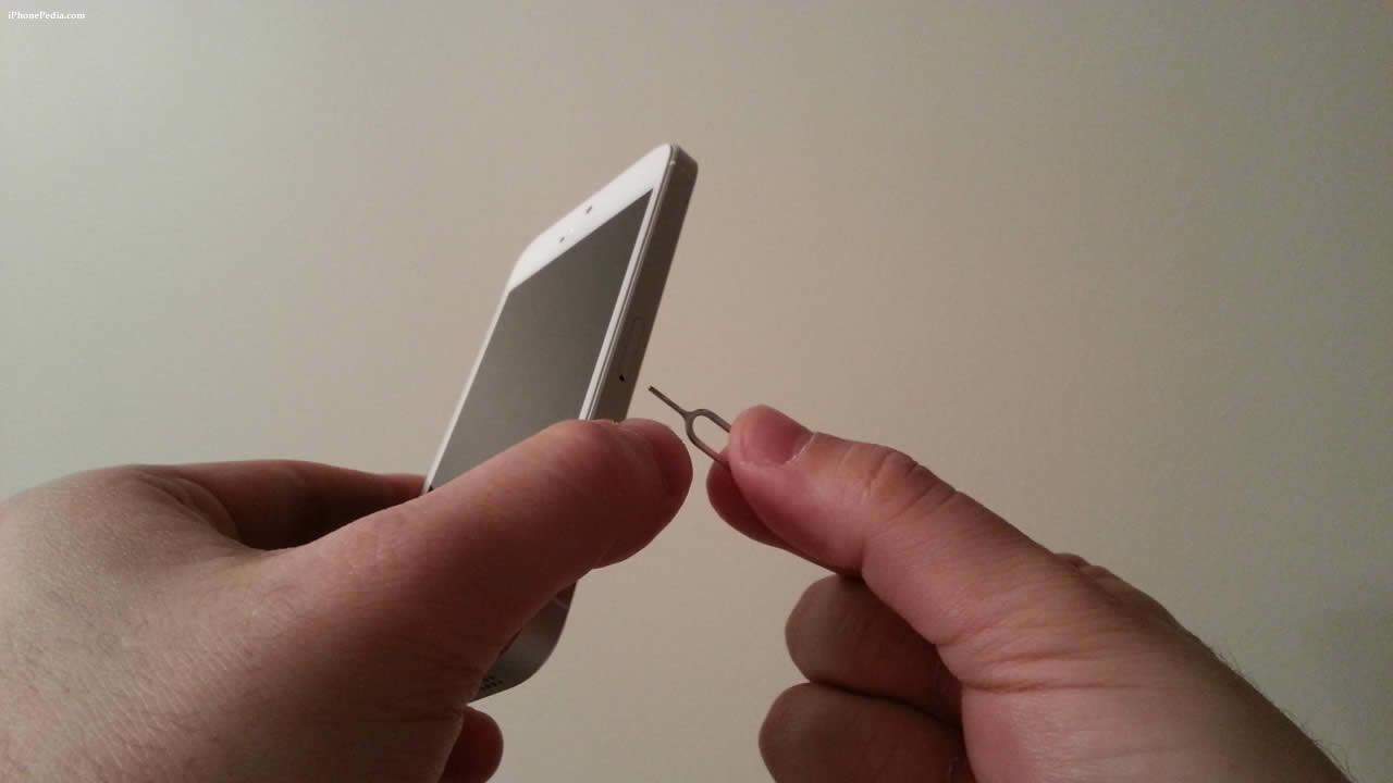 How To Open IPhone 5 Sim Card Tray IphonePedia