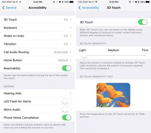 4. how to activate force touch on iPhone 6s